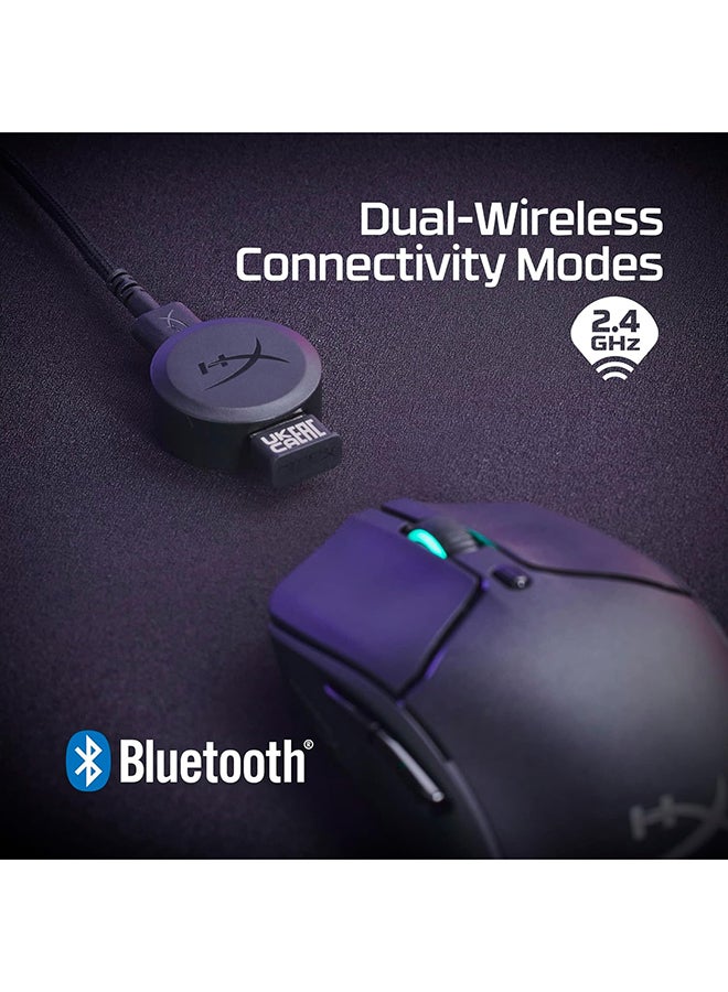 هايبركس HyperX Pulsefire Haste 2 Mini - ماوس ألعاب لاسلكي للكمبيوتر الشخصي، صغير الحجم، خفيف الوزن، بلوتوث 2.4 جيجا هرتز، أبيض - Image 4