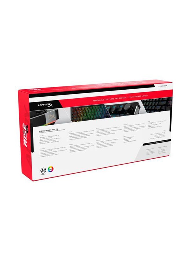 HYPERX - HyperX Alloy Rise 75 Mechanical Gaming Keyboard- AR - Image 1
