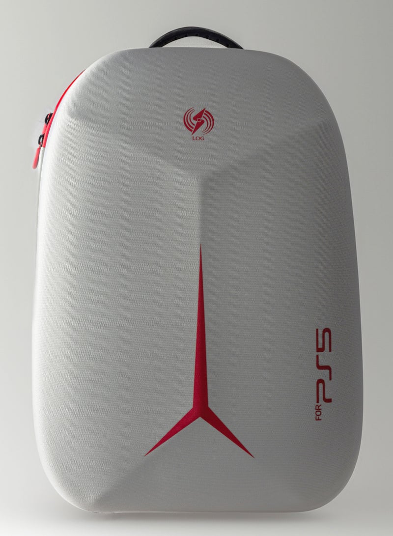 لوج الكترونيكس  حقيبة ظهر للحمل لجهاز PS5، مقاومة للصدمات، وحقيبة مقاومة للغبار - Image 1