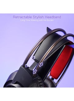 Redragon H231 Scream Wired Gaming Headset, Stereo Surround Sound, 40mm Drivers, Leather Foam Ear Pads, Noise-canceling Microphone, Multi-Platforms Headphone, Works with PC/PS4/5/NS/Xbox-one, Black - pnsku/N70073677V/45/_/1716184515/adb3eff0-ac7b-481d-837e-3dab2c9ce7c3