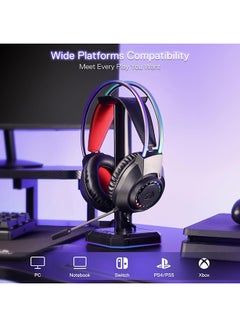 Redragon H231 Scream Wired Gaming Headset, Stereo Surround Sound, 40mm Drivers, Leather Foam Ear Pads, Noise-canceling Microphone, Multi-Platforms Headphone, Works with PC/PS4/5/NS/Xbox-one, Black - pnsku/N70073677V/45/_/1716184527/0d421a6b-bec7-41cb-984f-0af681d81c44