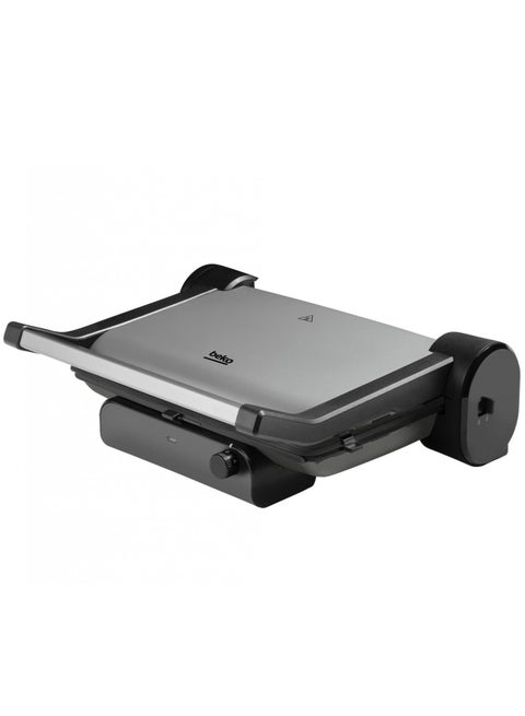 Quantech™ Plates Contact Grill - 2000 Watts - 6 Slice Zone - 4 Heat Levels Up to 180°C - Gray - TM 5206 G 2000 W 8913183200 Gray
