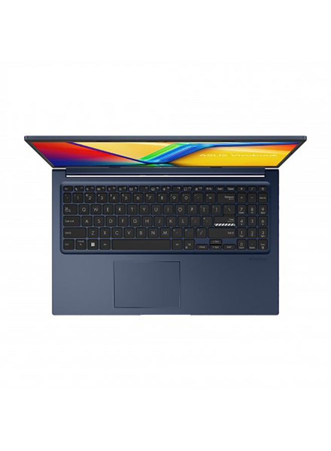 Vivobook X1504ZA-BQ362 Laptop With 15.6-Inch Display, Core i7-1255U Processor/8GB RAM/512GB SSD/Intel UHD Graphics/Windows 11 English Quiet Blue