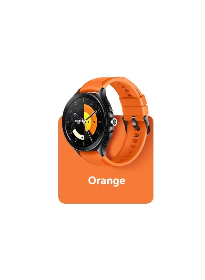 Xiaomi - Watch Orange Fluororubber Strap | Compatible With Watch 2 , Watch 2Pro, Watch S3, Watch S1 Pro, Watch S1, Watch S1 Active Orange - Image 1