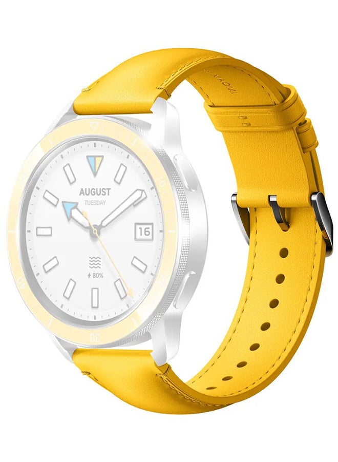 Xiaomi - Watch Strap For S3, Watch S1 Pro, Watch S1, Watch S1 Active, Watch 2 Pro, Watch 2 Chrome Yellow - Image 1