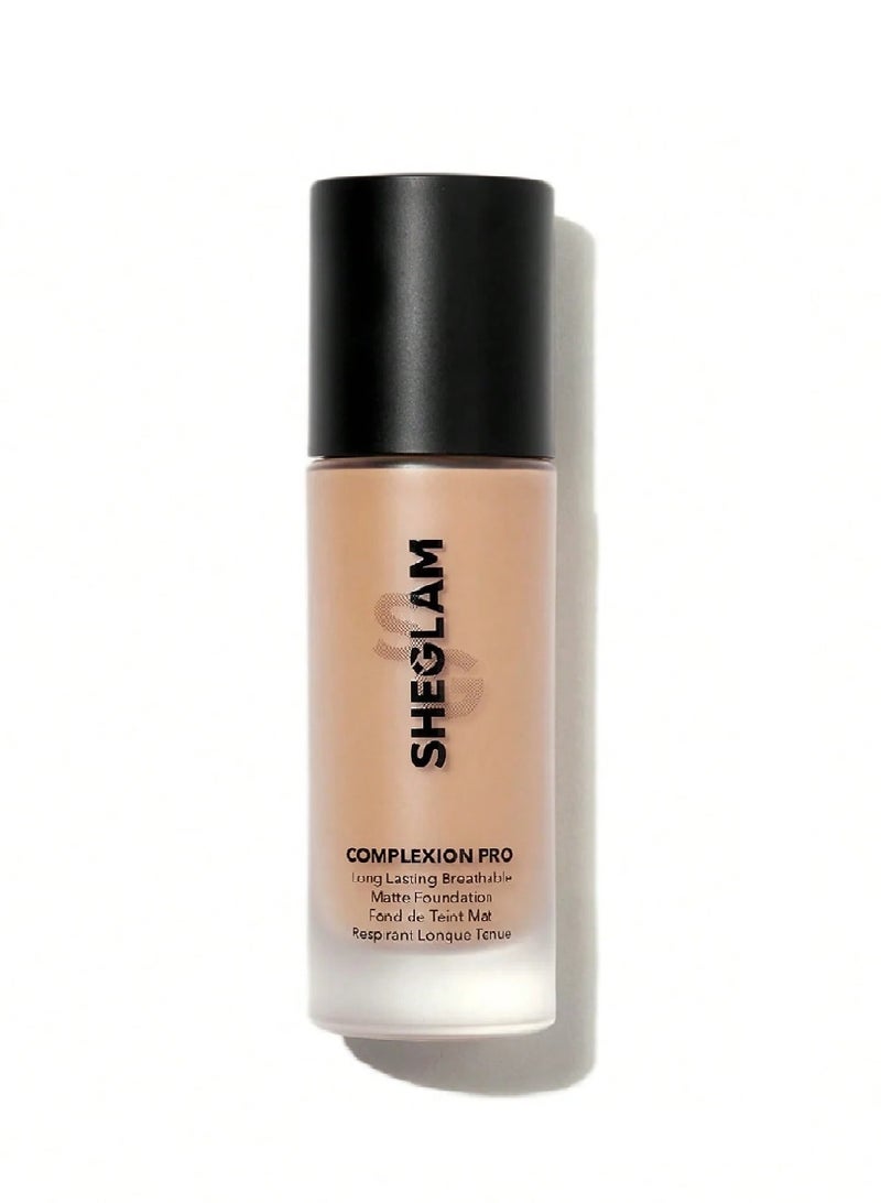 SHEGLAM Complexion Pro Long Wearing Porous Matte Foundation - Walnut Beige - Image 1