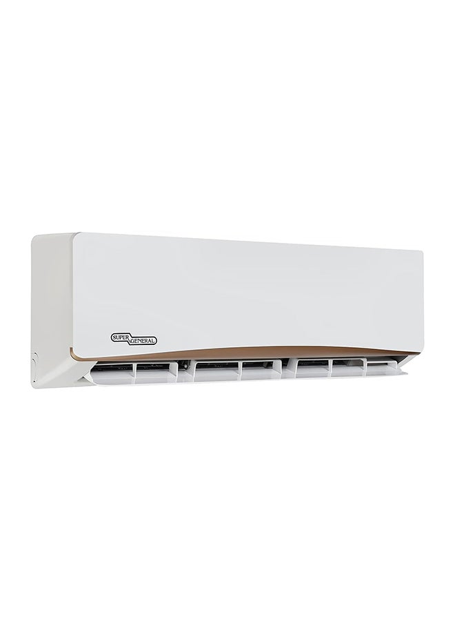 SUPER GENERAL - Split Air Conditioner, 18000 BTU, Rotary Compressor, Auto Restart, Gold Fin, 4-Way Swing - 115.5 x 41.5 x 31.5 cm, 1 Year Warranty 1500 W SGS195AE White - Image 1