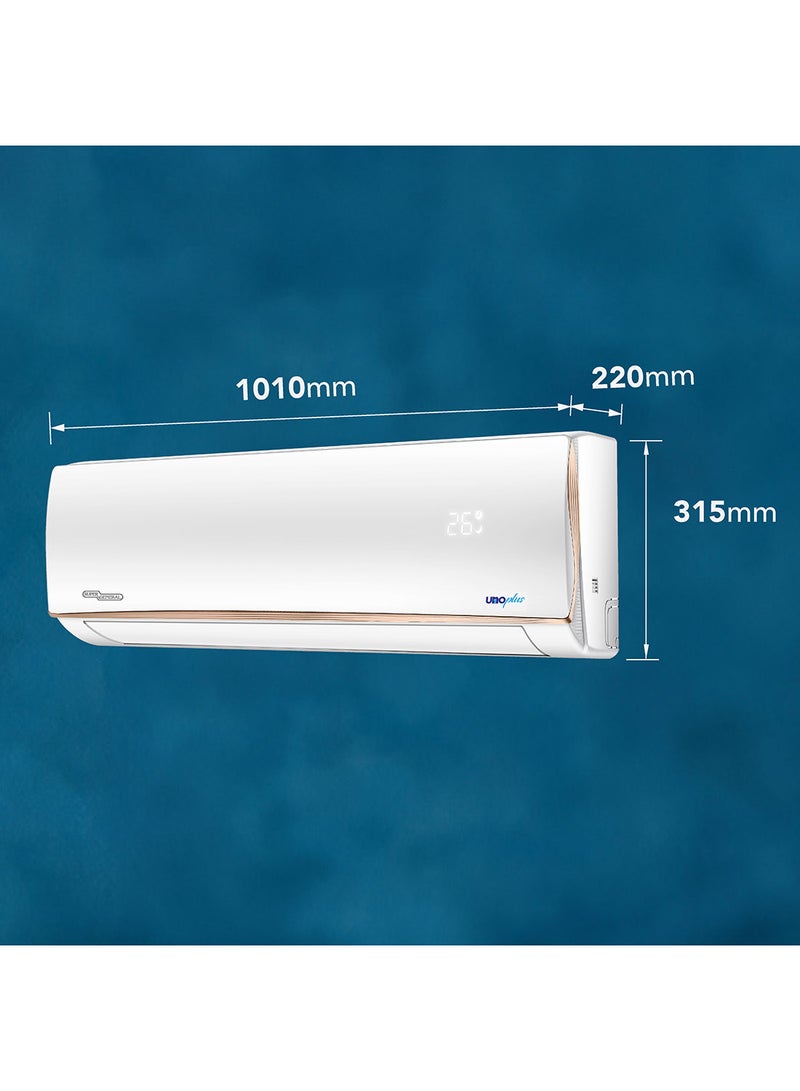 Super General 1.5 Ton Split Air Conditioner, T3 Rotary Compressor, T1 - 18,000 BTU, T3 - 16,000 BTU, Gold Fin, Energy Efficient R-410A Refrigerant, 4-Way Swing, Turbo Mode, Eco Mode, White, SGS181AE 1500 W ‎SGS181AE White - Image 3