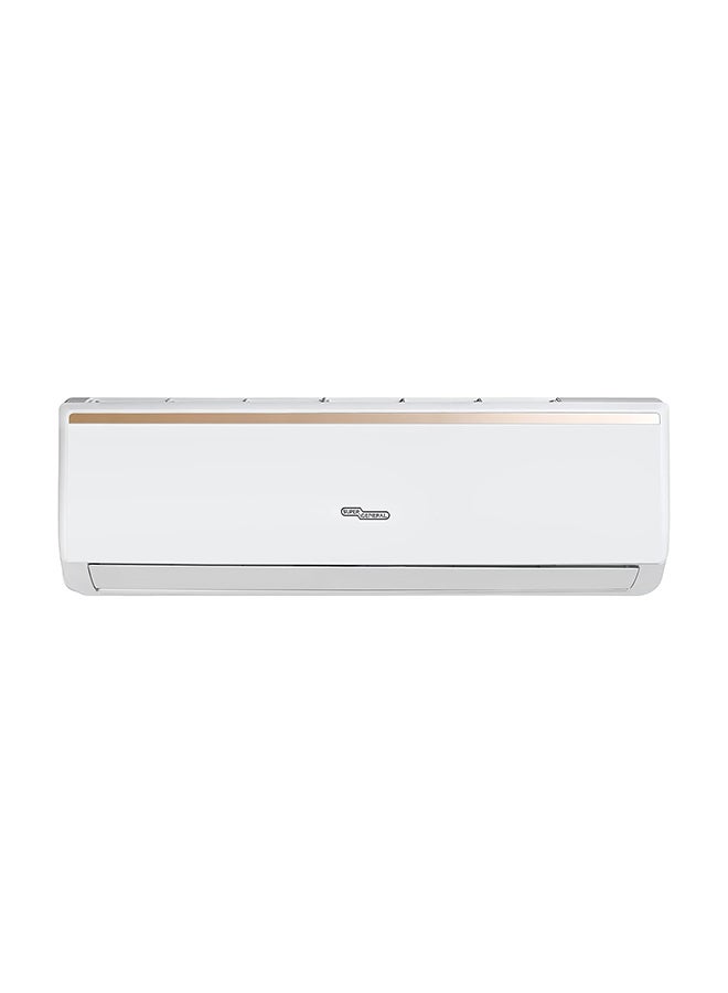 SUPER GENERAL 1.5 Ton Split Air Conditioner With Rotary Compressor 18000 Btu Auto Restart Gold Fin 4 Way Swing 1500 W SGS181KE White  - Image 5