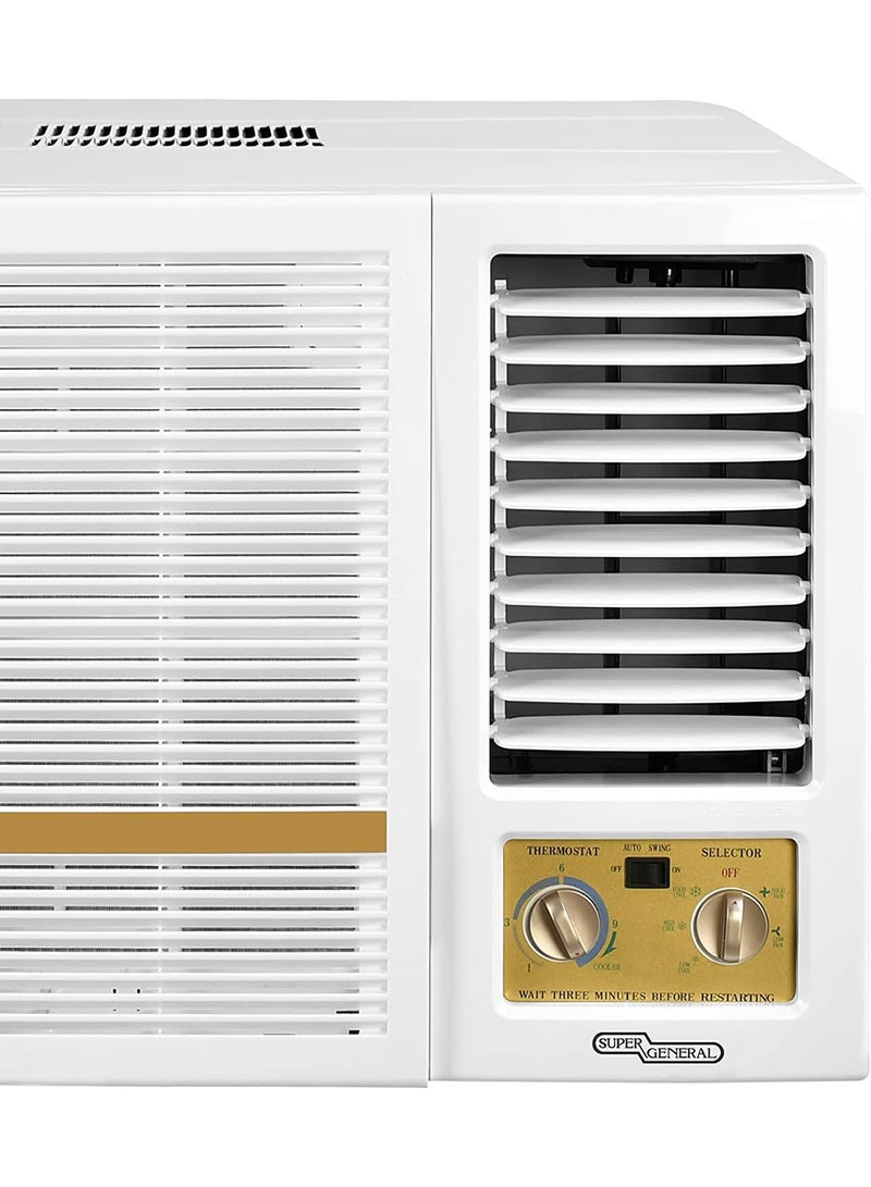 SUPER GENERAL 2 Ton AC Window Air Conditioner with Rotary Compressor, 21500Btu/h, R410a Gas SGA25AE White  - Image 4