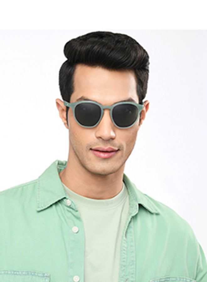VINCENT CHASE Full Rim Round Style Cast (TR90) Polarized UV Protected Sunglasses VC S15213  - Image 3