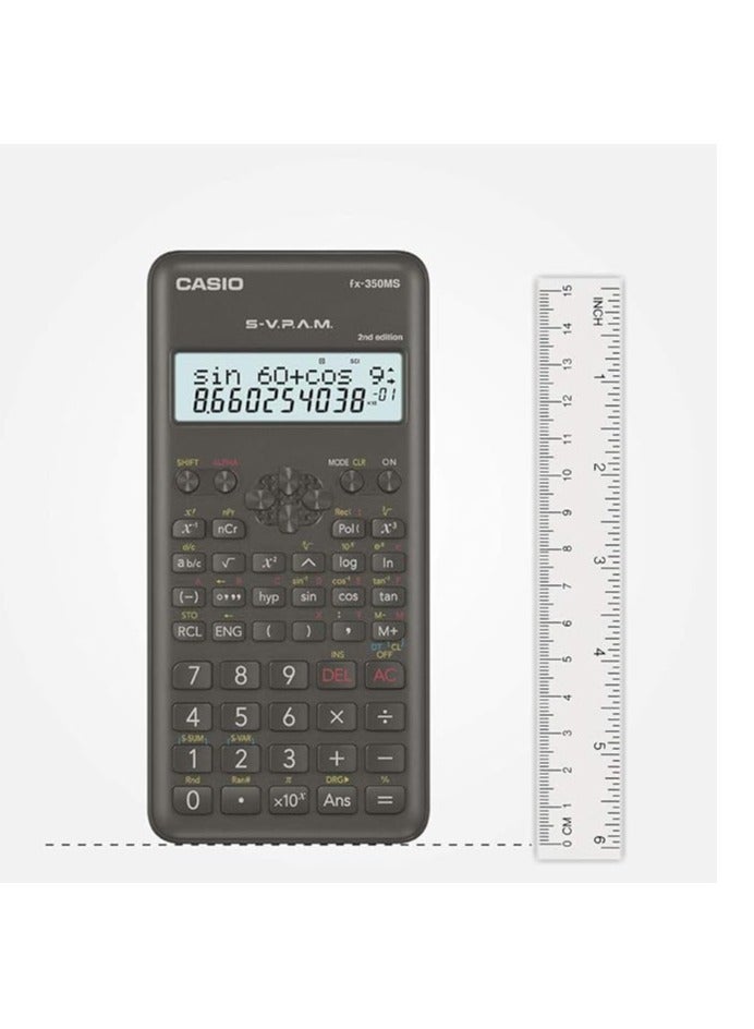 كاسيو الآلة الحاسبة العلمية غير القابلة للبرمجة Fx350Ms-2، الإصدار الثاني - Image 4