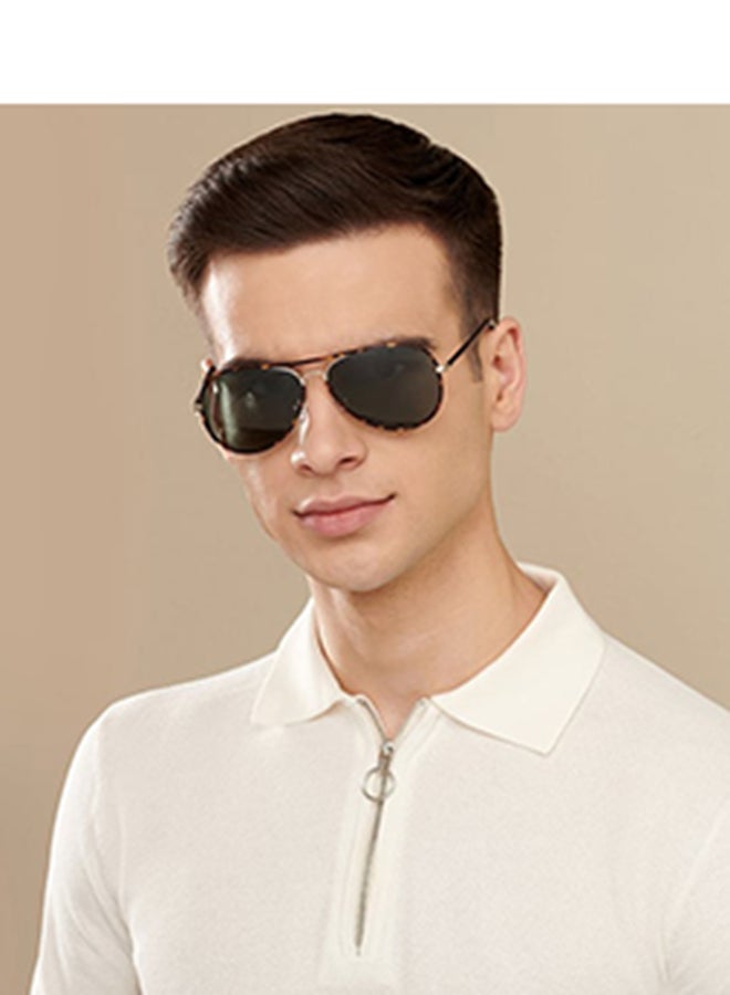 John Jacobs Polarized And UV Protected Full Rim Aviator Stylish & Premium Polarized Sunglasses Unisex JJ S13894  - Image 3