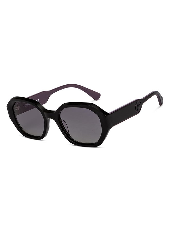 John Jacobs Full Rim Hexagonal Stylish & Premium Polarized UV Protected Sunglasses JJ S15563  - Image 1