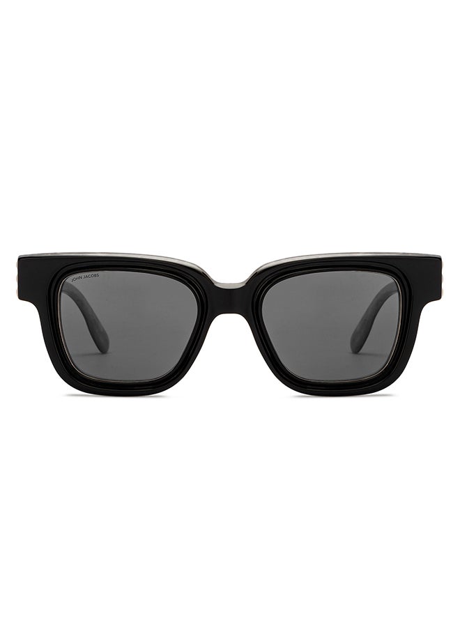 John Jacobs Women's Masaba Collection Full Rim Square Stylish & Premium Sunglasses 100% UV Protected JJ S15787  - Image 1