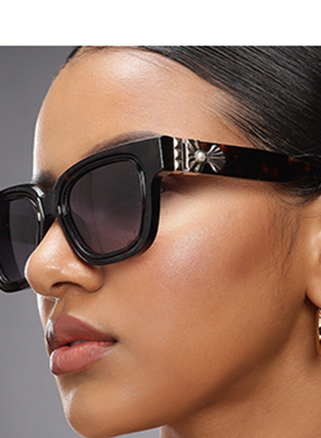John Jacobs - Women's Masaba Collection Full Rim Square Stylish & Premium Sunglasses 100% UV Protected JJ S15787 - Image 1
