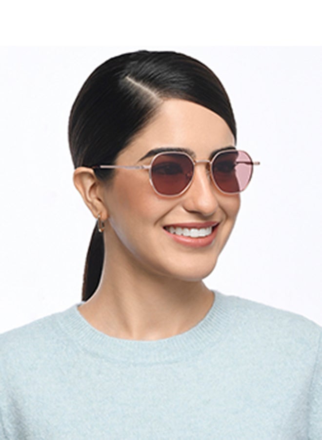 VINCENT CHASE Full Rim Hexagonal All-Time Hits Branded Latest And Stylish Sunglasses Polarized And 100% UV Protected Unisex Small VC S13121  - Image 4