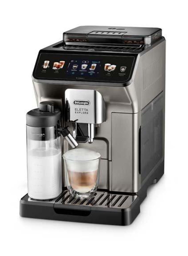 De'Longhi Eletta Explore Cold Extraction Technology 1.8 L 1450 W ECAM450.86.T Silver/Black - Image 2