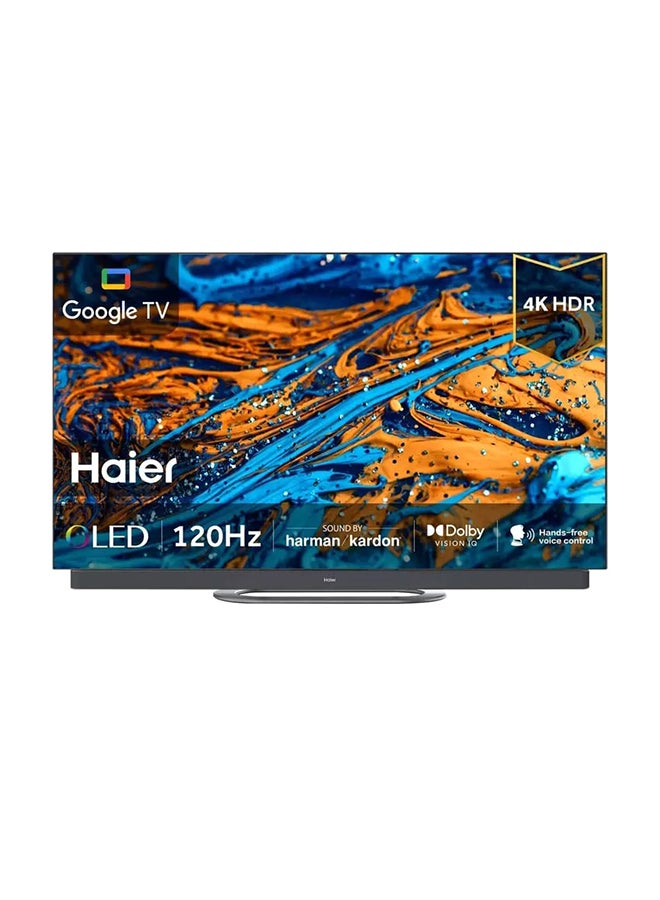 هاير تلفزيون جوجل OLED مقاس 65 بوصة 120 هرتز H65C900UX أسود