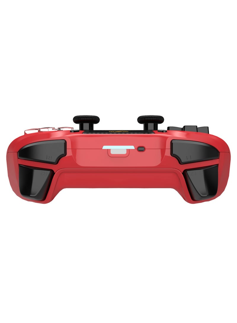 Log Electronics RED  Wireless Controller Compatible with PS4/PS4 Pro/PS4 Slim/PC/iOS 13.4/Android 10, Gaming Controller with Touchpad, Motion Sensor, Speaker, Headphone Jack, LED and Back Button  - Image 3