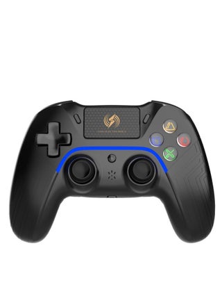 Black Wireless Controller Compatible with PS4/PS4 Pro/PS4 Slim/PC/iOS 13.4/Android 10, Gaming Controller with Touchpad, Motion Sensor, Speaker, Headphone Jack, LED and Back Button - pnsku/N70074379V/45/_/1716186699/facc5270-1c70-4318-9657-f111ff7a6634