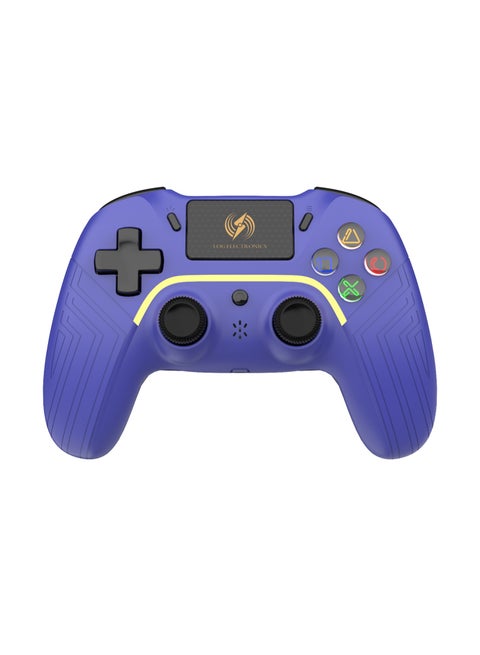Log Electronics Wireless Controller Compatible with PS4/PS4 Pro/PS4 Slim/PC/iOS 13.4/Android 10, Gaming Controller with Touchpad, Motion Sensor, Speaker, Headphone Jack, LED and Back Button