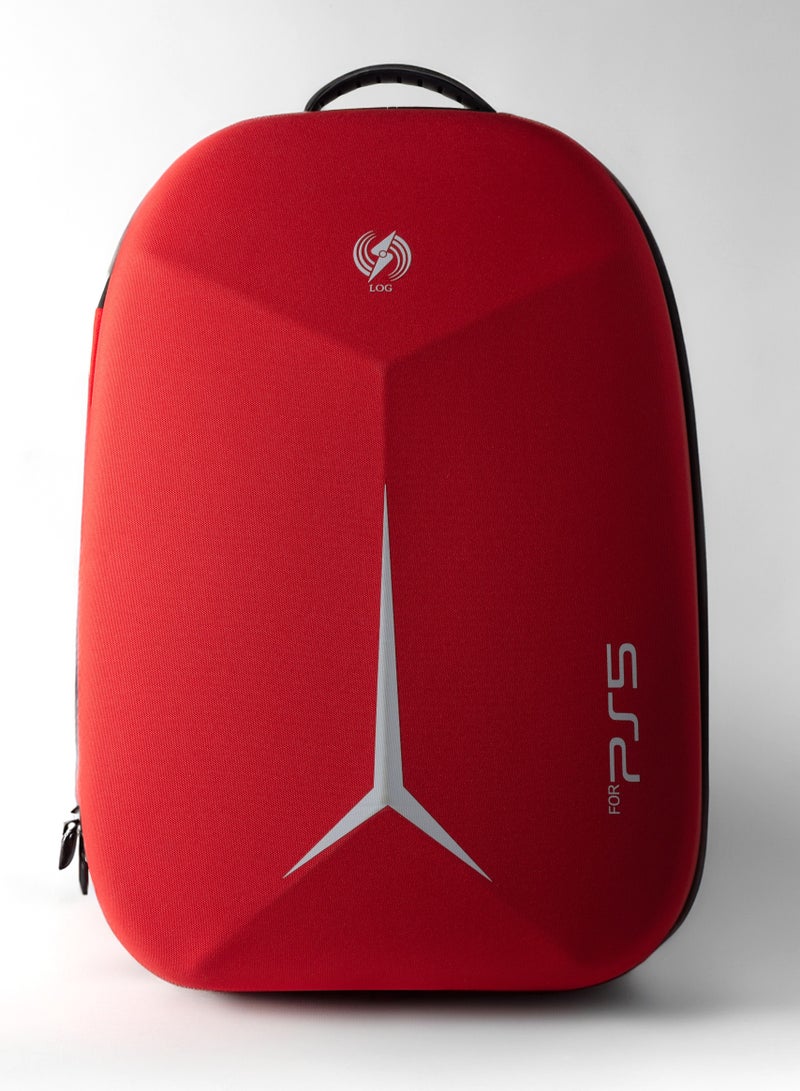 Log Electronics PS5 Bag  PlayStation 5 Console Carrying Case Red  - Image 1