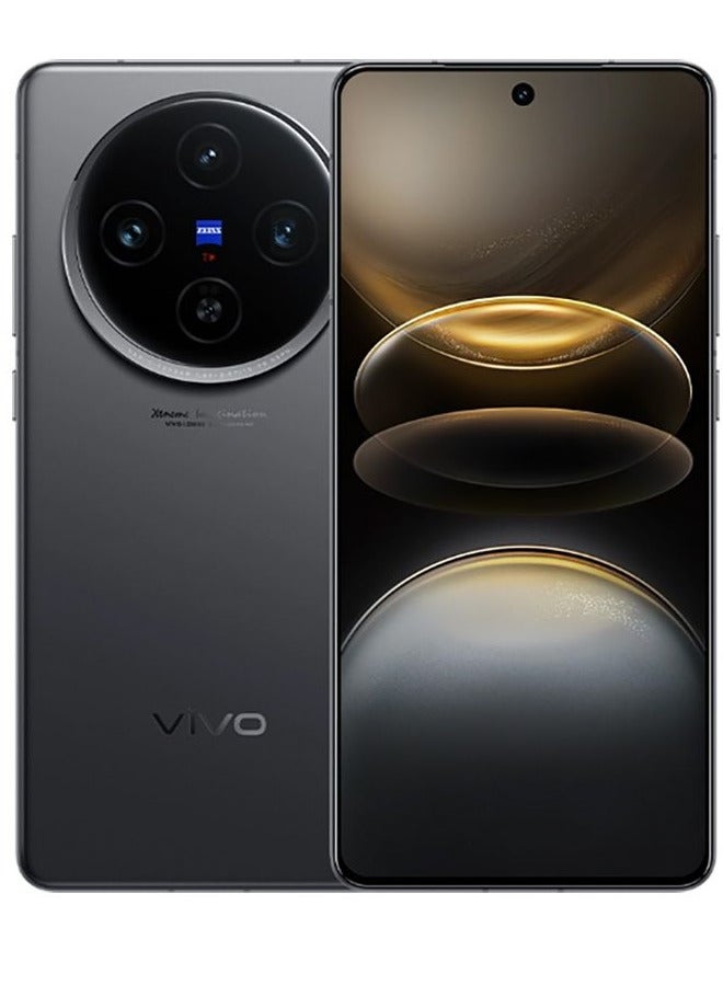 فيفو X100s - 16GB RAM + 1TB Storage, Dimensity 9300+, Zeiss Super Telephoto, 6.78" Display, 50MP Main + 50MP Wide-Angle + 64MP Periscope Cameras, 5100mAh Dual-Cell Battery, 100W Ultra-Fast Charging, Black Color (Chinese Version) - Image 1
