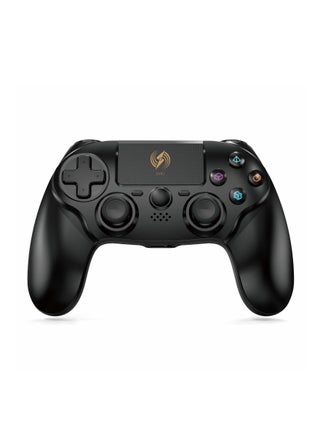 Black Wireless Controller Compatible with PS4/PS4 Pro/PS4 Slim/PC/iOS 13.4/Android 10, Gaming Controller with Touchpad, Motion Sensor, Speaker, Headphone Jack - pnsku/N70074419V/45/_/1716188493/82dad99e-72f0-49f2-beb8-fa40f7e79b93