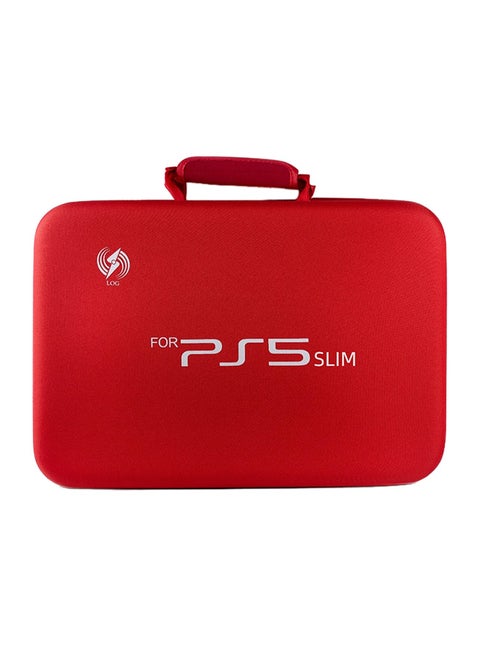 حقيبة PS5 حقيبة حمل وحدة التحكم PlayStation 5 باللون الأحمر