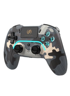 Log Electronics Golden Camo Wireless Controller Compatible with PS4/PS4 Pro/PS4 Slim/PC/iOS 13.4/Android 10, Gaming Controller with Touchpad, Motion Sensor, Speaker, Headphone Jack, LED and Back Button  - Image 2