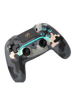 Log Electronics Golden Camo Wireless Controller Compatible with PS4/PS4 Pro/PS4 Slim/PC/iOS 13.4/Android 10, Gaming Controller with Touchpad, Motion Sensor, Speaker, Headphone Jack, LED and Back Button  - Image 5
