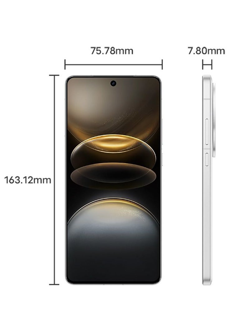 فيفو X100s - 16GB RAM + 1TB Storage, Dimensity 9300+, Zeiss Super Telephoto, 6.78" Display, 50MP Main + 50MP Wide-Angle + 64MP Periscope Cameras, 5100mAh Dual-Cell Battery, 100W Ultra-Fast Charging, White (Chinese Version) - Image 3
