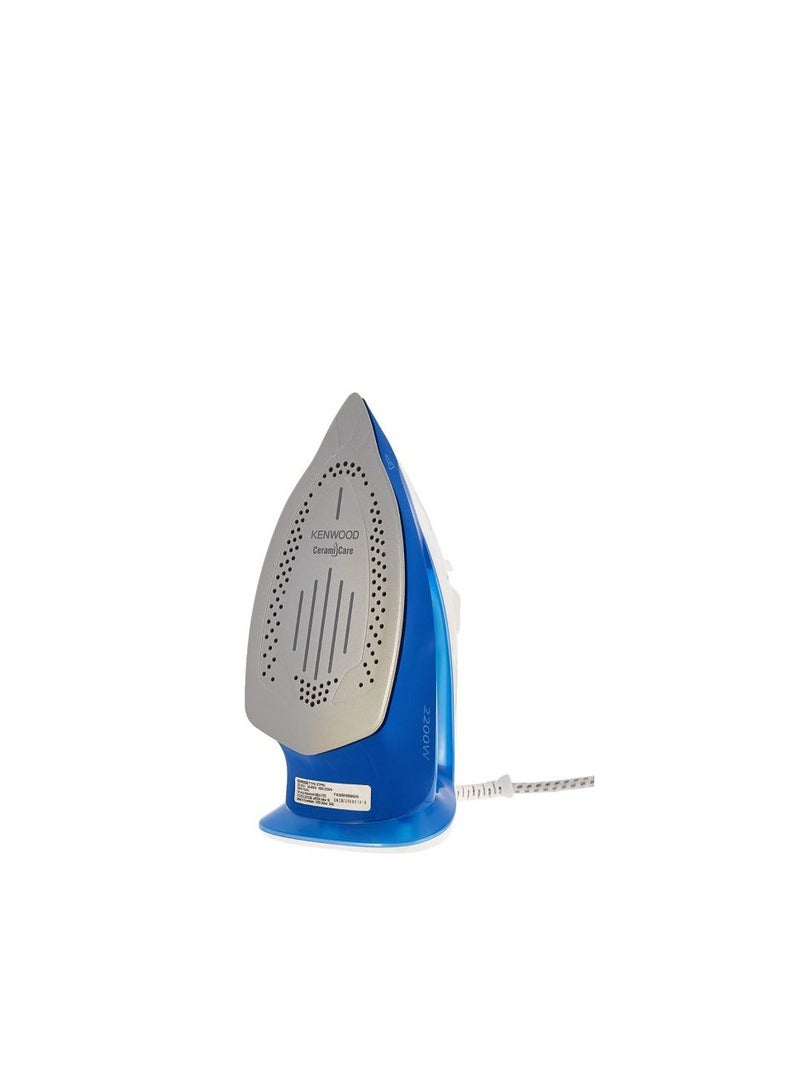 KENWOOD Kenwood Steam Iron, 2200 Watt, White Blue STP60.000WB 300 ml 2200 W STP60.000WB White,Blue  - Image 2