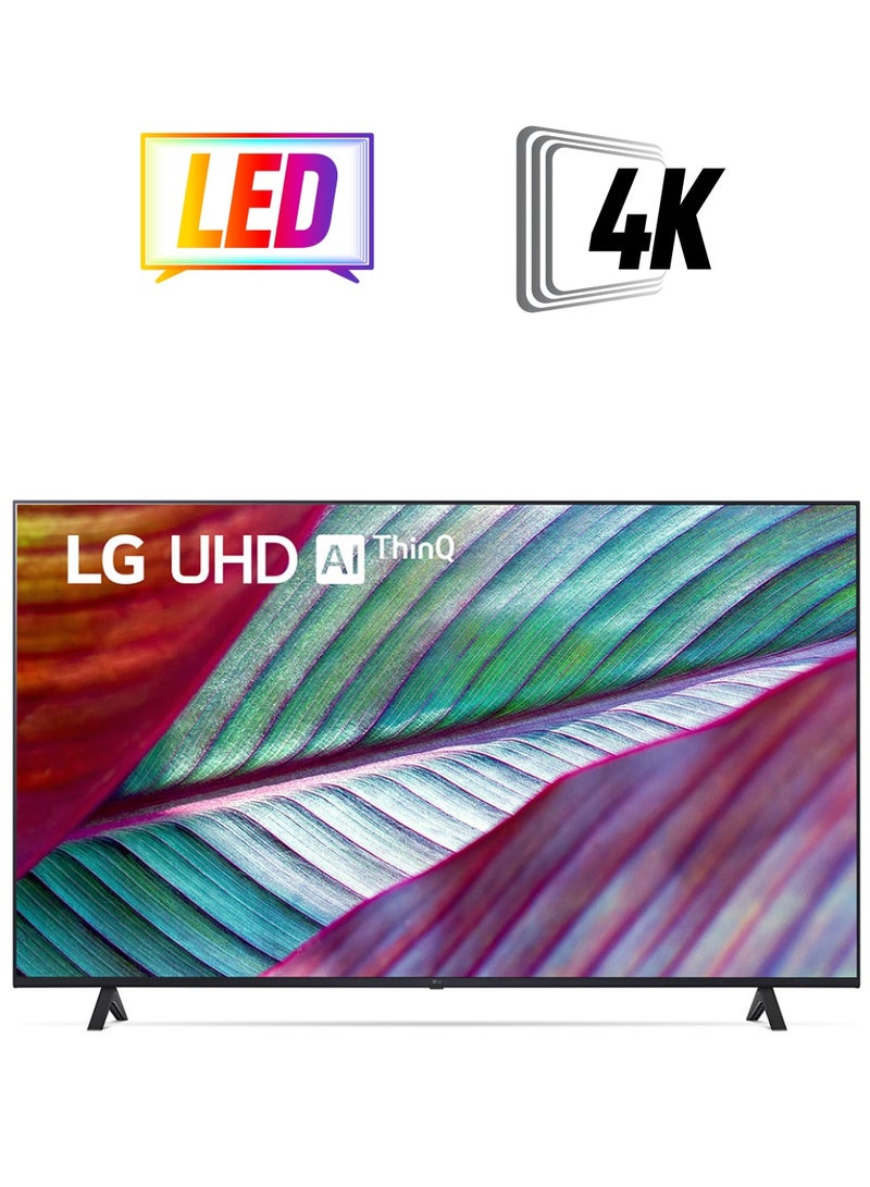 LG 55 Inch 4K UHD Smart LED TV, WebOS, 60Hz, Model Year 2023, 2 Year Warranty - 55UR78006LL Black - Image 1