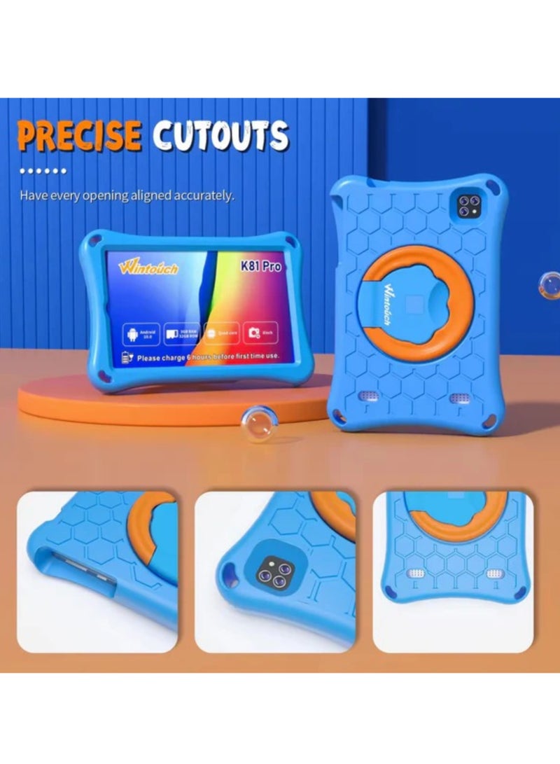 Wintouch - K81 Pro Educational Children's Tab, 32 GB Memory, 8-Inch Screen Size, Wi-Fi, And Supports A SIM Card Green - Image 1