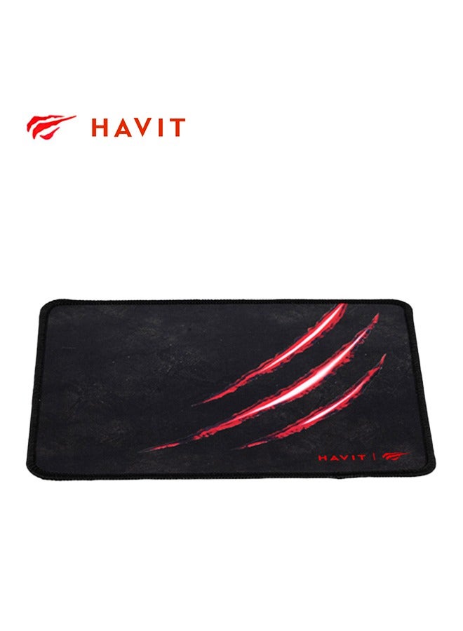 havit - Anti-Slip Mouse Pad With Fine Mesh Cloth And Rubber Base, Suitable For All Types Of Mice, In Black - Image 1