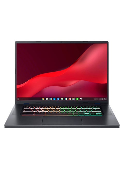 Chromebook 516 GE Cloud Gaming Laptop With 16-Inch Display, Core i5-1240P Processor/8GB RAM/256GB SSD/Intel Iris XE Graphics/Chrome OS English Titanium Gray