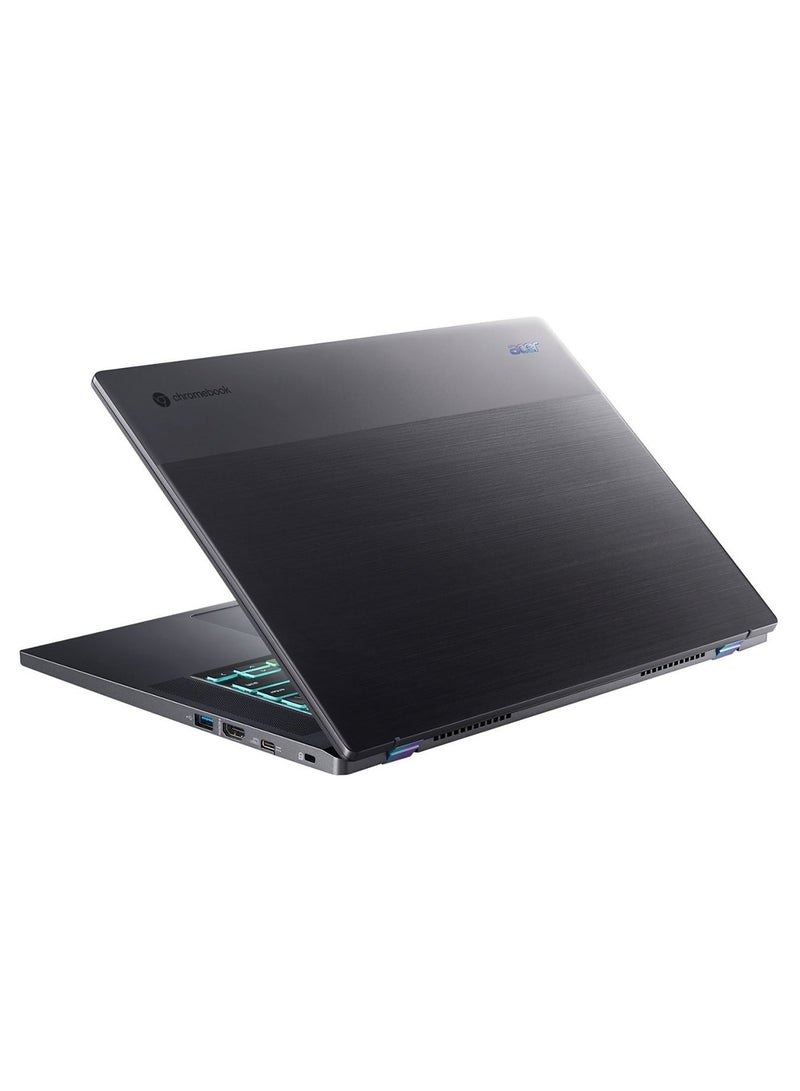 Chromebook 516 GE Cloud Gaming Laptop With 16-Inch Display, Core i5-1240P Processor/8GB RAM/256GB SSD/Intel Iris XE Graphics/Chrome OS English Titanium Gray