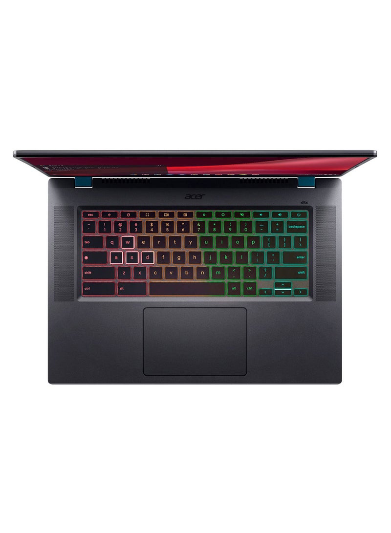 Chromebook 516 GE Cloud Gaming Laptop With 16-Inch Display, Core i5-1240P Processor/8GB RAM/256GB SSD/Intel Iris XE Graphics/Chrome OS English Titanium Gray
