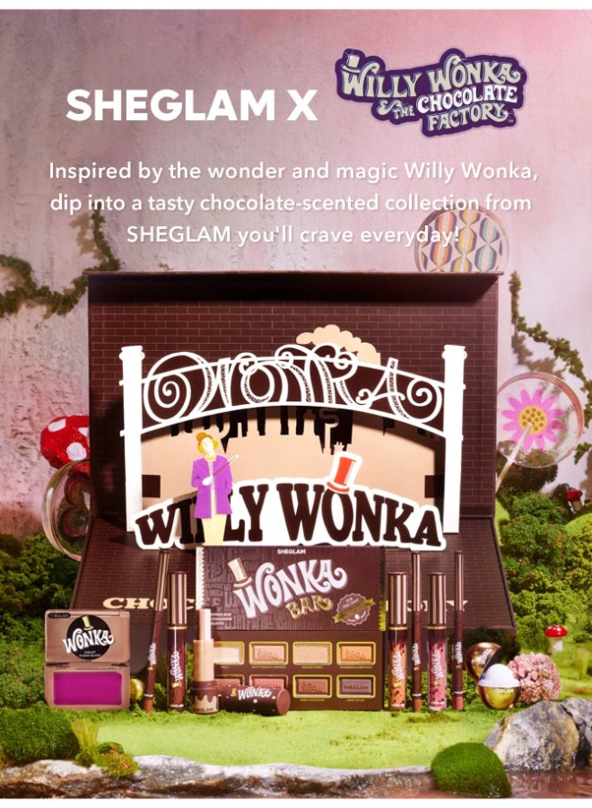 SHEGLAM - Willy wonka Cocoa Kiss Lip Duo Brownie Bite - Image 1