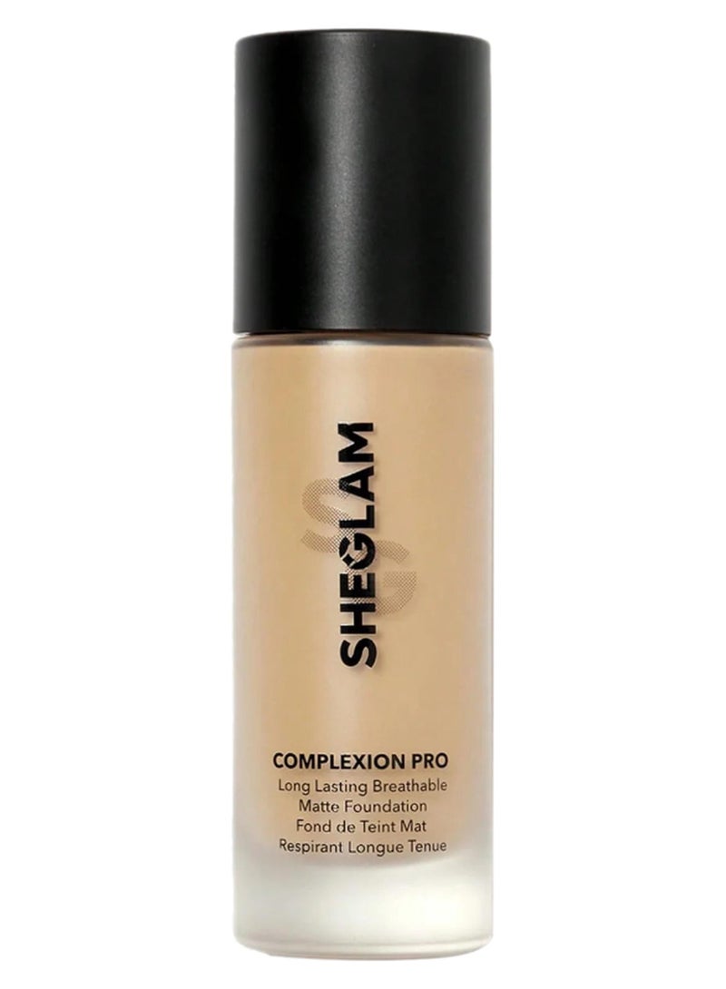 SHEGLAM Complexion Pro Long Lasting Matte Foundation Gold - Image 1