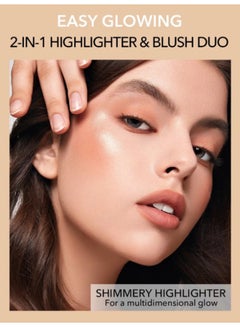 SHEGLAM Glam 101 Hybrid Highlighter & Blush Duo-Vienna  - Image 4