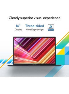 ASUS Vivobook 16 16-Inch Display, Core i7-150U Processor/16GB RAM/1TB SSD/Intel UHD 600 Graphics/Windows 11 Home/ English/Arabic Cool Silver  - Image 2