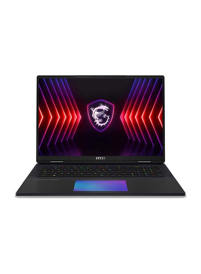 MSI - RAIDER 18 HX 18-Inch Display, Core i9-14900HX Processor/64GB RAM/2TB SSD/GeForce RTX 4090 Graphics/Windows 11 Home English/Arabic Core Black - Image 1