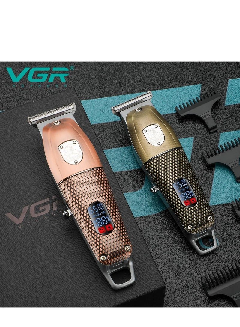 V-976 New Design Metal Beard Trimmer Professional Cordless Hair Trimmer Multicolor