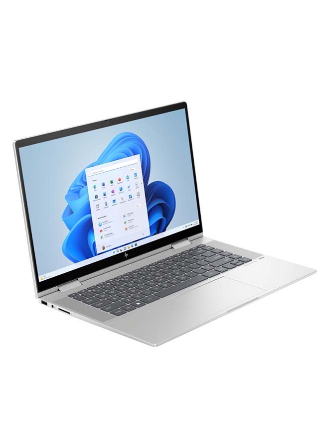 Envy x360 15.6-Inch Display, Core i7-1355U Processor/16GB RAM/1TB SSD/GeForce RTX 3050 Graphics/Windows 11 Home English/Arabic Natural Silver