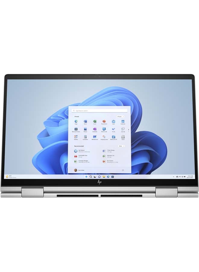 Envy x360 15.6-Inch Display, Core i7-1355U Processor/16GB RAM/1TB SSD/GeForce RTX 3050 Graphics/Windows 11 Home English/Arabic Natural Silver