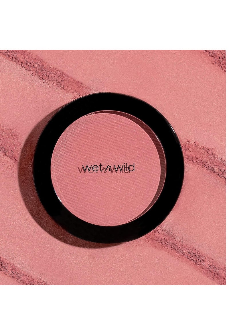 ويت اند وايلد Color Icon Blush, Effortless Glow & Seamless Blend infused With Luxuriously Smooth Jojoba Oil, Sheer Finish With A Matte Natural Glow, Cruelty-Free & Vegan - Pinch Me Pink - Image 3