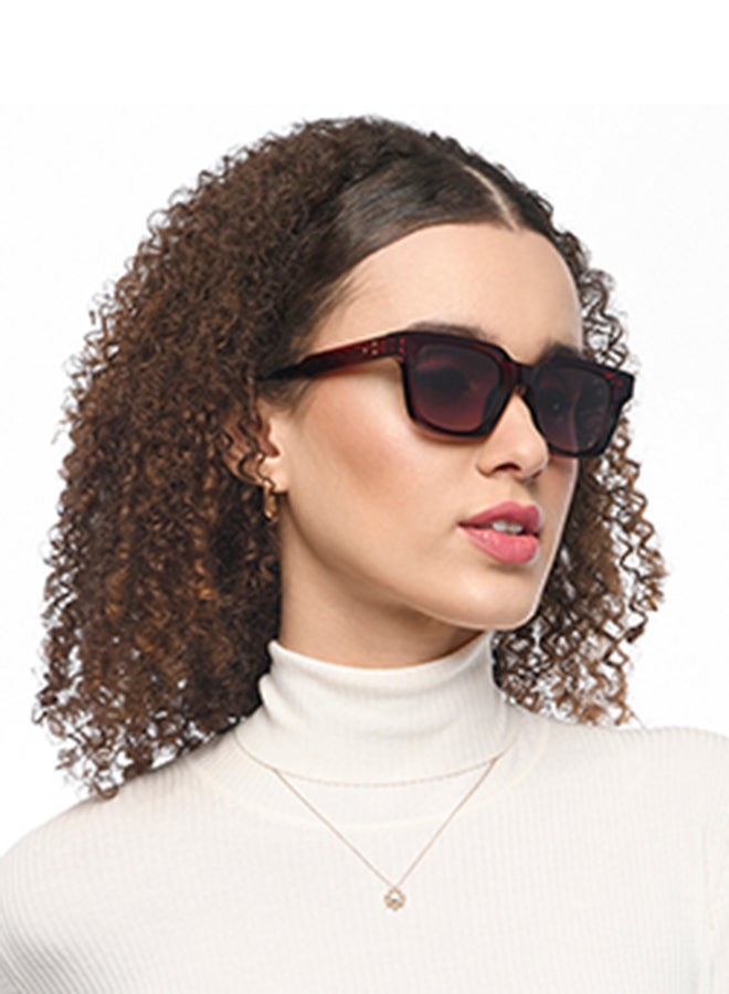 John Jacobs Women's Full Rim Square Stylish & Premium Polarized Sunglasses 100% UV Protected Women Wide JJ S15906  - Image 4